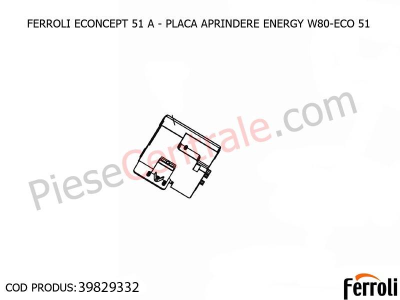 Poza Placa aprindere ENERGY W80-ECO 51 centrala termica Ferroli Econcept 51 A, Energy Top