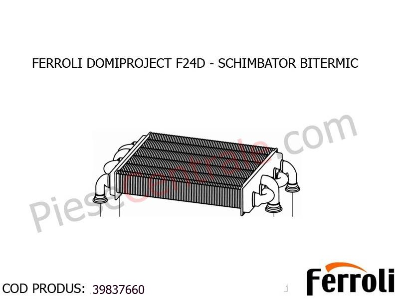Poza Schimbator bitermic centrala termica Ferroli Domiproject F24D