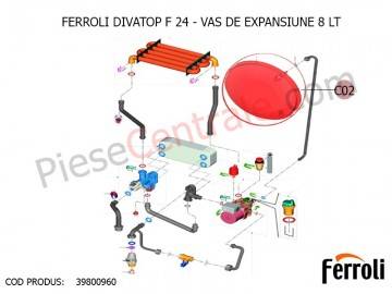 Poza Vas expansiune centrala termica Ferroli Divatop F 24
