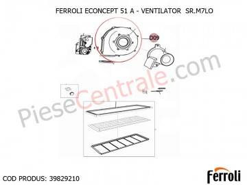 Poza Ventilator SR.M7LO centrala termica Ferroli Econcept 51 A
