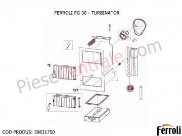 Poza Turbinator pentru centrala pe lemne Ferroli FG si GF N