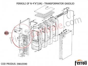 Poza Transformator centrala pe lemne Ferroli GF N