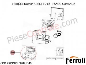 Poza Panou comanda centrala termica Ferroli Domiproject F24D