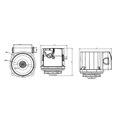 Poza Motor pompa Duca BPS-W 15-60, 3 trepte de putere, inlocuitoare pentru Wilo. Poza 9477