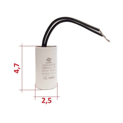 Poza Condensator universal 2.5 uF pompe Wilo si Grundfos. Poza 9852