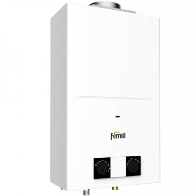 Poza Instant pe gaz Ferroli Pegaso 11 GN, gaz natural, 11 l/min, alimentare cu baterii. Poza 19546